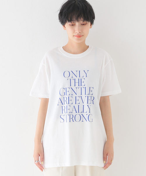 B.C STOCK（ベーセーストック）の「Only the gentle ロゴTEE（Tシャツ/カットソー・レディース・ブラック/ホワイト/ベージュ/ブラウン・FREE）」の20枚目の写真