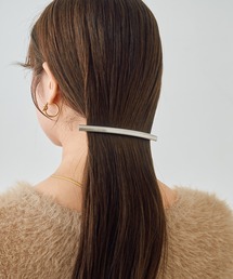 シンプルメタルバレッタ