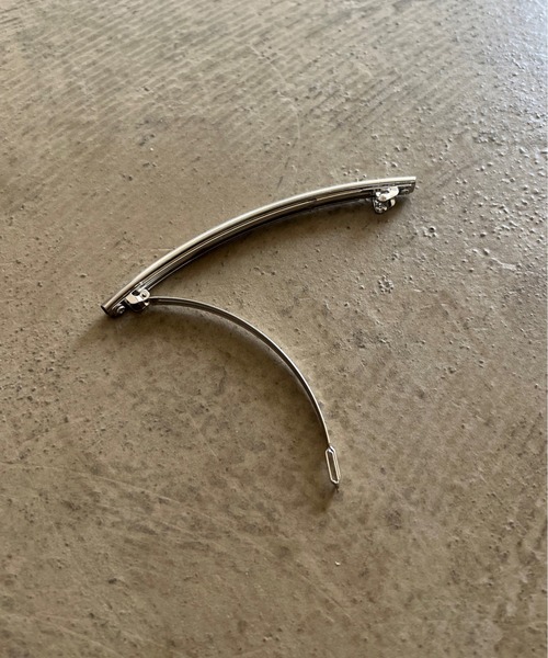 Shelly island（シェリーアイランド）の「シンプルメタルバレッタ（バレッタ/ヘアクリップ・レディース・シルバー/ゴールド・FREE）」の9枚目の写真