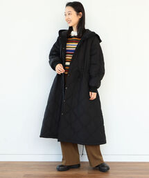 BEAMS BOY | BEAMS BOY / ナイロン キルティング サーモ コート(モッズコート)