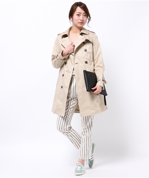 Khaju(カージュ)の「Khaju:ライナートレンチコート②(トレンチコート・レディース・ベージュ/ネイビー・38/36)」の11枚目の写真