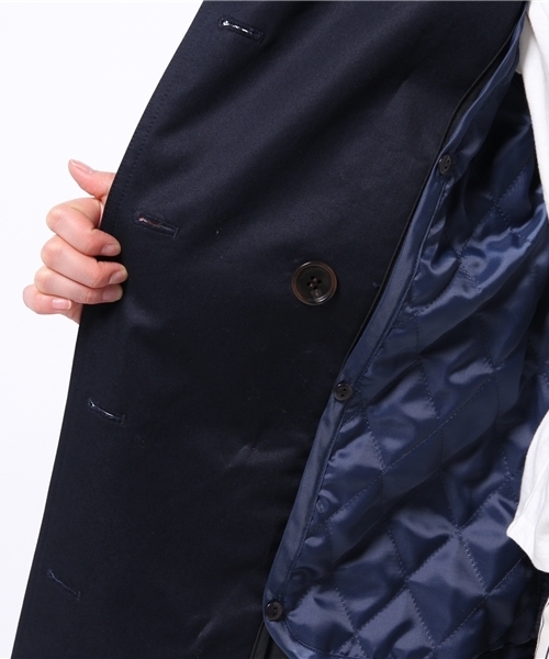 Khaju(カージュ)の「Khaju:ライナートレンチコート②(トレンチコート・レディース・ベージュ/ネイビー・38/36)」の10枚目の写真