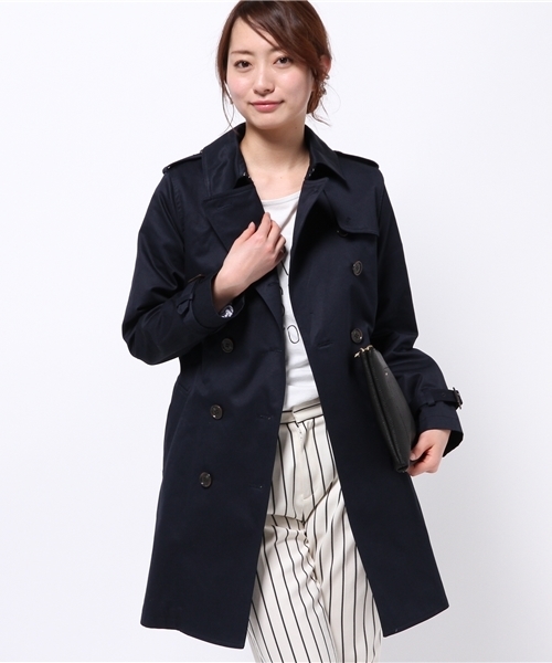 Khaju(カージュ)の「Khaju:ライナートレンチコート②(トレンチコート・レディース・ベージュ/ネイビー・38/36)」の9枚目の写真