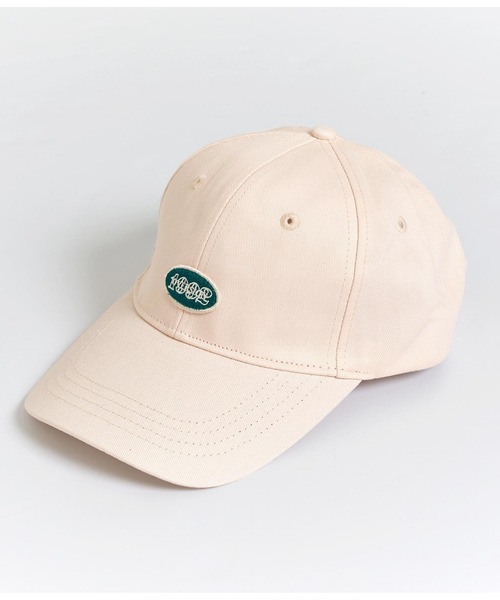 ANAP（アナップ）の「OVERSIONワッペン刺繍キャップ（キャップ・レディース・ブラック/アイボリー・FREE）」の4枚目の写真