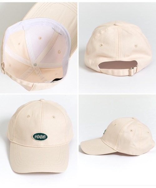 ANAP（アナップ）の「OVERSIONワッペン刺繍キャップ（キャップ・レディース・ブラック/アイボリー・FREE）」の5枚目の写真