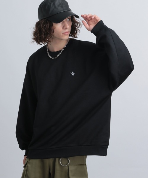 HARE(ハレ)の「HAREモノグラムロゴスウェット(HARE)(スウェット・メンズ・ライトグレー/ブルー/ブラック/グリーン・MEDIUM/SMALL)」の6枚目の写真