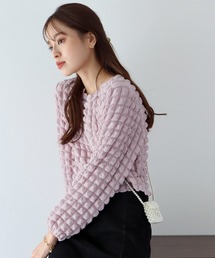 BLUEEAST | ぽこぽこポップコーンブラウス(シャツ/ブラウス)