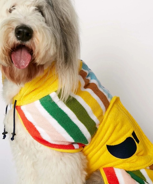 THE PAINTER'S WIFE（ザペインターズワイフ）の「PEGGY DOG BATHROBE MULTICOLOR（ペットウェア・メンズ・マルチ・XS）」の5枚目の写真