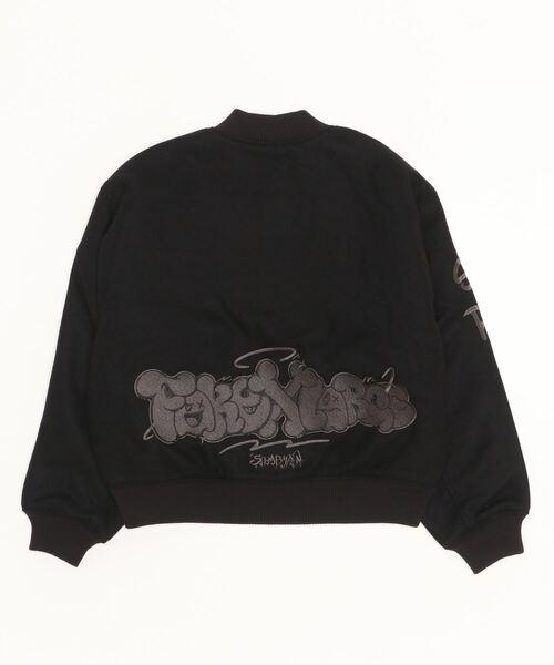 XLARGE（エクストララージ）の「XLARGE × SAM BY PEN WOOL VARSITY JACKET（ブルゾン・メンズ・ブラック・LARGE/X-LARGE/MEDIUM/SMALL）」の18枚目の写真