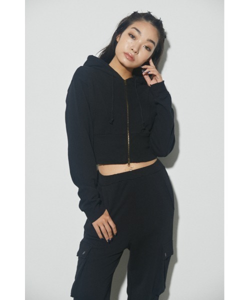 LAGUA GEM（ラグアジェム）の「ZIP SHORT PK パーカー（パーカー