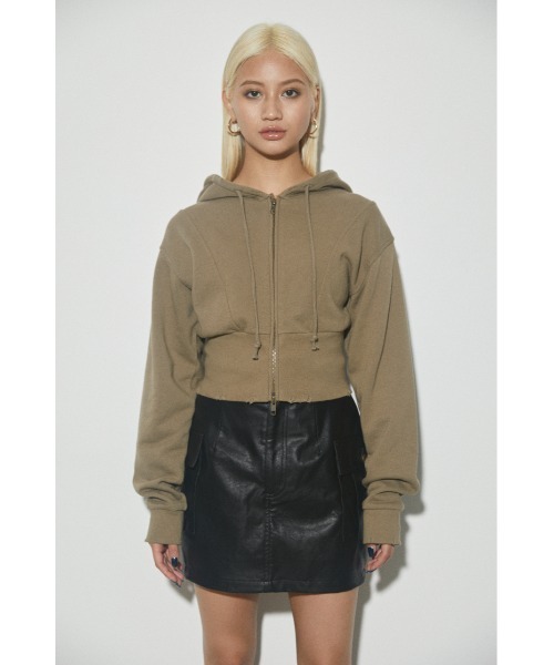 LAGUA GEM（ラグアジェム）の「ZIP SHORT PK パーカー（パーカー