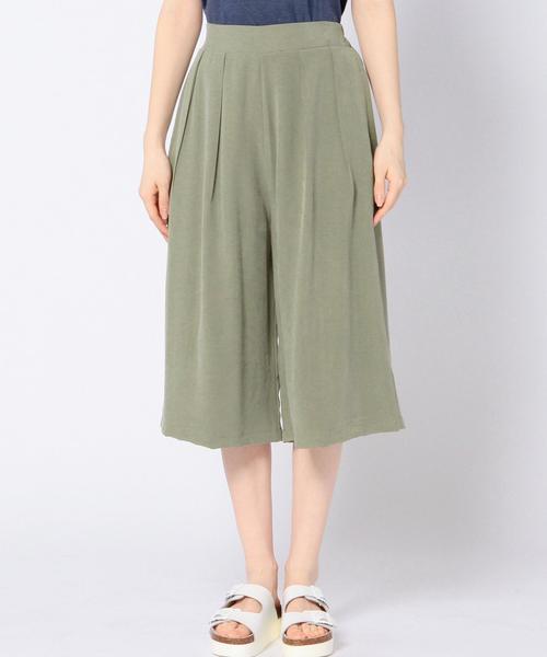 Another Edition（アナザーエディション）の「レーヨンポリエステルガウチョパンツ/AEBC R/P GAUCHO PT（その他パンツ・レディース・ブラック/ナチュラル/オリーブ・フリー）」の5枚目の写真