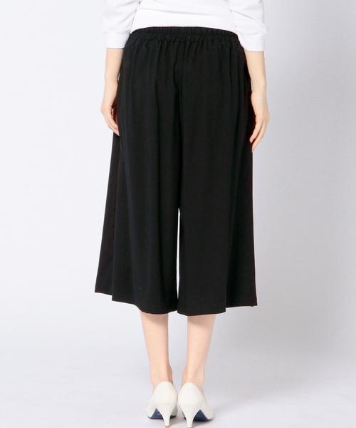 Another Edition（アナザーエディション）の「レーヨンポリエステルガウチョパンツ/AEBC R/P GAUCHO PT（その他パンツ・レディース・ブラック/ナチュラル/オリーブ・フリー）」の16枚目の写真
