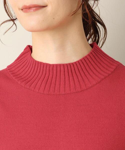 ITS'DEMO（イッツデモ）の「【多機能/洗濯機OK/毛玉バイバイ/Iラインで体系を拾わない/ヘビロテ】アンチピリングハイネックワンピース（ワンピース・レディース・オフホワイト/ブルー/ブラック/ライトパープル/ピンク系・00）」の16枚目の写真