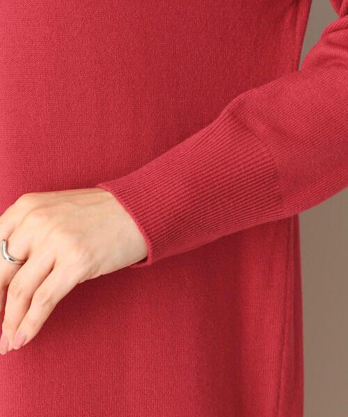 ITS'DEMO（イッツデモ）の「【多機能/洗濯機OK/毛玉バイバイ/Iラインで体系を拾わない/ヘビロテ】アンチピリングハイネックワンピース（ワンピース・レディース・オフホワイト/ブルー/ブラック/ライトパープル/ピンク系・00）」の13枚目の写真