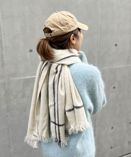 TOMORROWLAND GOODS】NORLHA Nomad Wide check ストール（Norlha（ノラ  