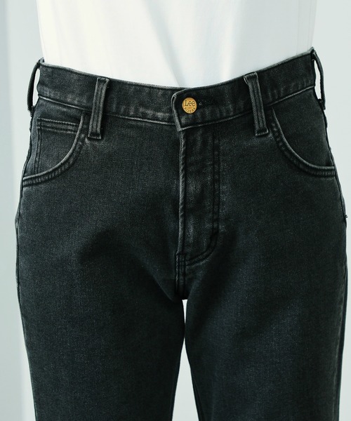 Lee(リー)の「【WEB別注】裏起毛で暖かい!ストレッチ あったかフレアパンツ【暖】(デニムパンツ・レディース・インディゴブルー/ダークインディゴブルー/ブラック系その他/ブラック系その他2・X-SMALL/SMALL/MEDIUM/LARGE)」の21枚目の写真