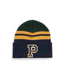POLO RALPH LAUREN | ロゴパッチ コットンブレンド ビーニー(ニットキャップ/ビーニー)