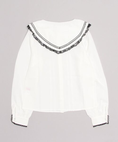 MA*RS（アメーバーマーズ）の「三角襟セーラーブラウス（シャツ/ブラウス・レディース・ピンク/ホワイト/ブラック・FREE）」の4枚目の写真