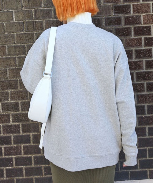 PBLIM（ページボーイリム）の「PAGEBOYLIM/オールドスクールスウェット（スウェット・レディース・ネイビー/グレー・MEDIUM/LARGE）」の6枚目の写真