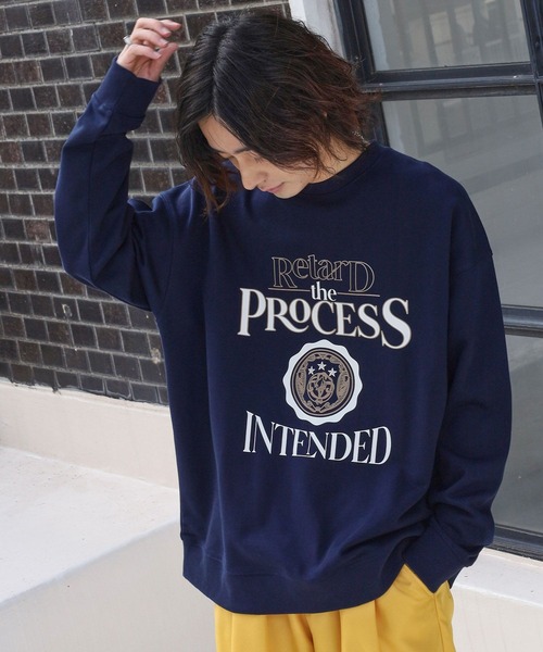 PBLIM（ページボーイリム）の「PAGEBOYLIM/オールドスクールスウェット（スウェット・レディース・ネイビー/グレー・MEDIUM/LARGE）」の18枚目の写真