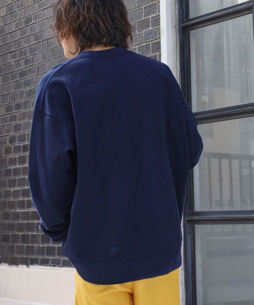 PBLIM（ページボーイリム）の「PAGEBOYLIM/オールドスクールスウェット（スウェット・レディース・ネイビー/グレー・MEDIUM/LARGE）」の21枚目の写真