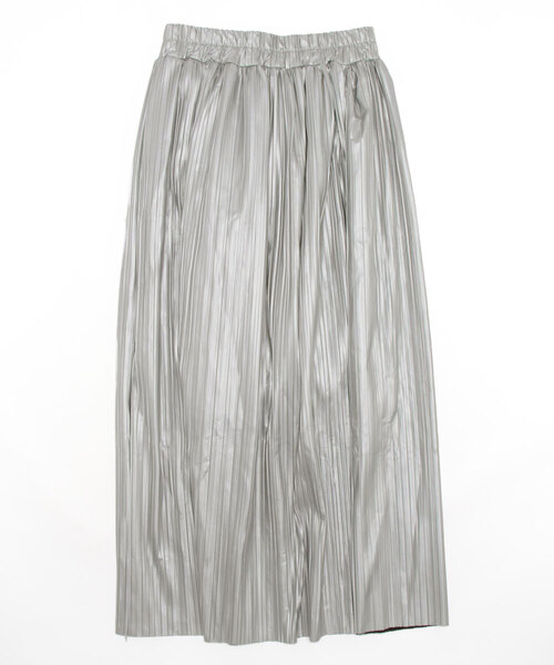 Narcissus(ナルシス)の「【Narcissus】プリーツロングスカート(スカート・レディース・シルバー/ブラック・FREE)」の7枚目の写真