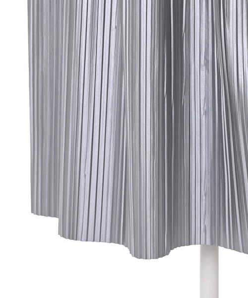 Narcissus(ナルシス)の「【Narcissus】プリーツロングスカート(スカート・レディース・シルバー/ブラック・FREE)」の3枚目の写真