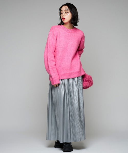 Narcissus(ナルシス)の「【Narcissus】プリーツロングスカート(スカート・レディース・シルバー/ブラック・FREE)」の12枚目の写真