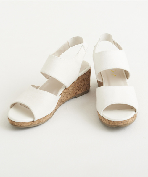 amelier MAJESTIC LEGON(アメリエルマジェスティックレゴン)の「ウェッジベルトサンダル(サンダル・レディース・オフホワイト/ネイビー/レッド/ブラック・SMALL/MEDIUM/LARGE)」の10枚目の写真