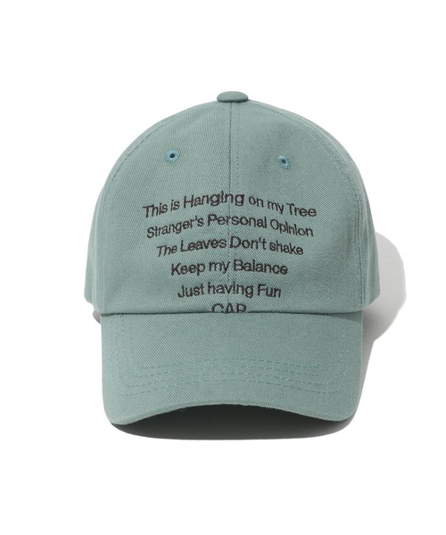 Millo Archive(ミロ アーカイブ)の「【millo 】リカバリーダミーボールキャップ / Recovery Dummy Ball Cap(キャップ・レディース・チャコール/ネイビー/クリアグリーン/グレイッシュブルー・FREE)」の1枚目の写真