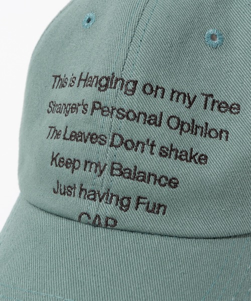 Millo Archive(ミロ アーカイブ)の「【millo 】リカバリーダミーボールキャップ / Recovery Dummy Ball Cap(キャップ・レディース・チャコール/ネイビー/クリアグリーン/グレイッシュブルー・FREE)」の15枚目の写真