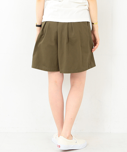 BEAMS BOY（ビームスボーイ）の「◎BEAMS BOY / チノプリーツショーツ（チノパンツ・レディース・ベージュ/オリーブ/ネイビー・ONE SIZE）」の15枚目の写真