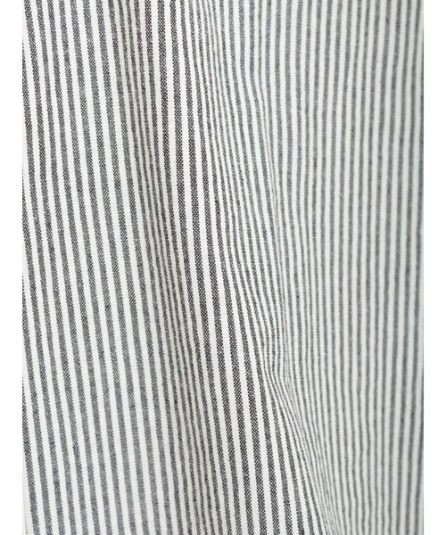 Samansa Mos2（サマンサ モスモス）の「ダブルボタンレース襟ブラウス（シャツ/ブラウス・レディース・ブラック/オフホワイト/チャコール・ﾌﾘ-）」の11枚目の写真