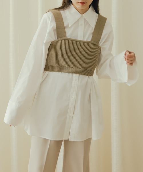 SENSE OF PLACE by URBAN RESEARCH（センスオブプレイスバイアーバンリサーチ）の「ワイドスリーブシャツ（シャツ/ブラウス・レディース・その他1/その他2/オフホワイト・ONE）」の2枚目の写真