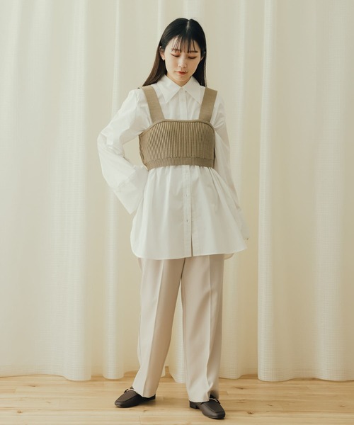 SENSE OF PLACE by URBAN RESEARCH（センスオブプレイスバイアーバンリサーチ）の「ワイドスリーブシャツ（シャツ/ブラウス・レディース・その他1/その他2/オフホワイト・ONE）」の14枚目の写真