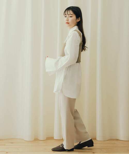 SENSE OF PLACE by URBAN RESEARCH（センスオブプレイスバイアーバンリサーチ）の「ワイドスリーブシャツ（シャツ/ブラウス・レディース・その他1/その他2/オフホワイト・ONE）」の15枚目の写真