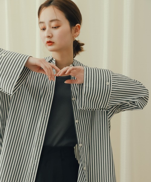 SENSE OF PLACE by URBAN RESEARCH（センスオブプレイスバイアーバンリサーチ）の「ワイドスリーブシャツ（シャツ/ブラウス・レディース・その他1/その他2/オフホワイト・ONE）」の16枚目の写真