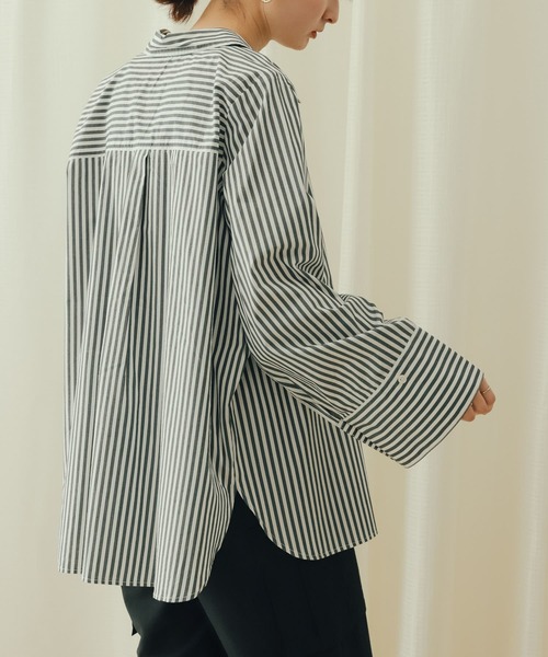 SENSE OF PLACE by URBAN RESEARCH（センスオブプレイスバイアーバンリサーチ）の「ワイドスリーブシャツ（シャツ/ブラウス・レディース・その他1/その他2/オフホワイト・ONE）」の17枚目の写真