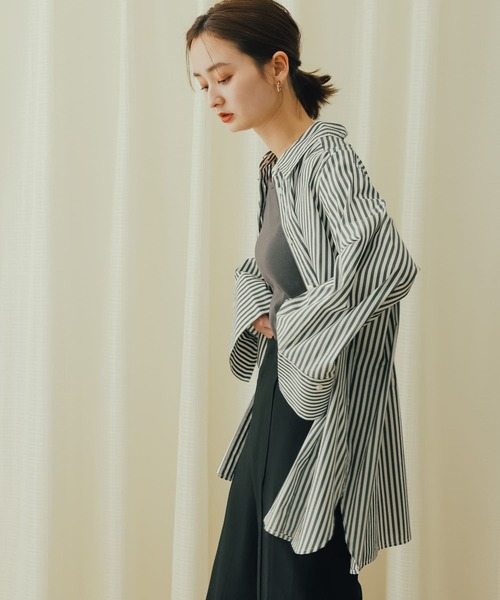 SENSE OF PLACE by URBAN RESEARCH（センスオブプレイスバイアーバンリサーチ）の「ワイドスリーブシャツ（シャツ/ブラウス・レディース・その他1/その他2/オフホワイト・ONE）」の19枚目の写真