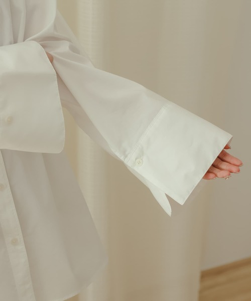 SENSE OF PLACE by URBAN RESEARCH（センスオブプレイスバイアーバンリサーチ）の「ワイドスリーブシャツ（シャツ/ブラウス・レディース・その他1/その他2/オフホワイト・ONE）」の4枚目の写真