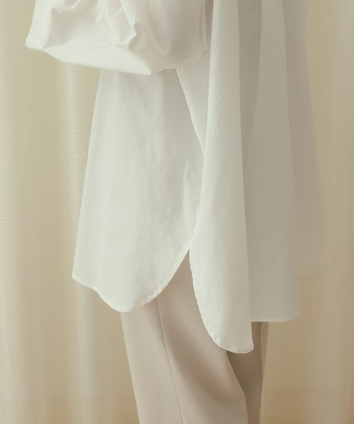 SENSE OF PLACE by URBAN RESEARCH（センスオブプレイスバイアーバンリサーチ）の「ワイドスリーブシャツ（シャツ/ブラウス・レディース・その他1/その他2/オフホワイト・ONE）」の5枚目の写真