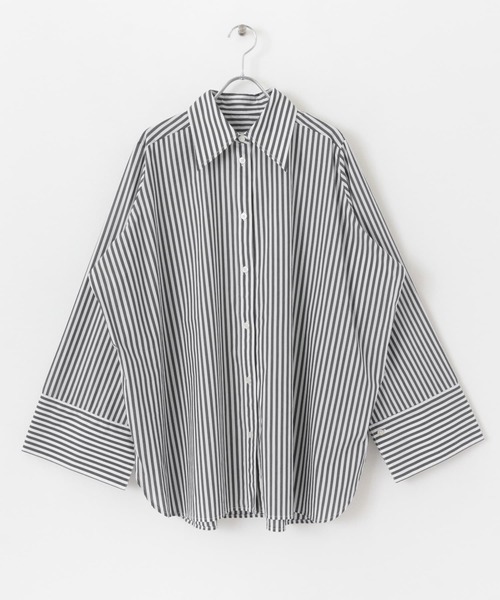 SENSE OF PLACE by URBAN RESEARCH（センスオブプレイスバイアーバンリサーチ）の「ワイドスリーブシャツ（シャツ/ブラウス・レディース・その他1/その他2/オフホワイト・ONE）」の8枚目の写真