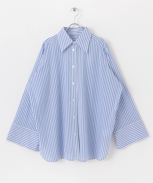 SENSE OF PLACE by URBAN RESEARCH（センスオブプレイスバイアーバンリサーチ）の「ワイドスリーブシャツ（シャツ/ブラウス・レディース・その他1/その他2/オフホワイト・ONE）」の9枚目の写真