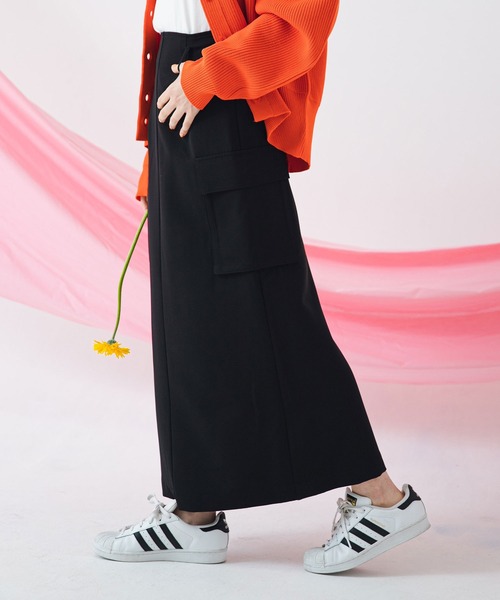 bohmal（ボマール）の「ワークストレートスカート（スカート・レディース・アイボリー/ブラック・MEDIUM）」の18枚目の写真
