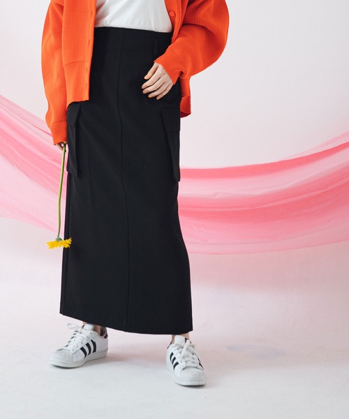 bohmal（ボマール）の「ワークストレートスカート（スカート・レディース・アイボリー/ブラック・MEDIUM）」の15枚目の写真