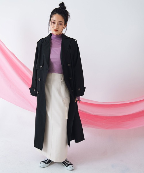 bohmal（ボマール）の「ワークストレートスカート（スカート・レディース・アイボリー/ブラック・MEDIUM）」の16枚目の写真