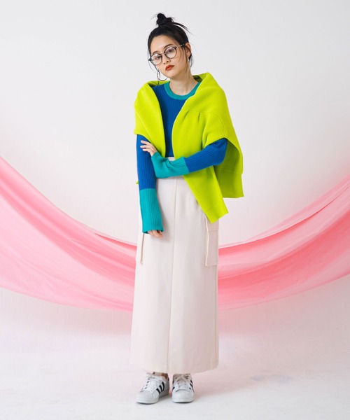 bohmal（ボマール）の「ワークストレートスカート（スカート・レディース・アイボリー/ブラック・MEDIUM）」の13枚目の写真