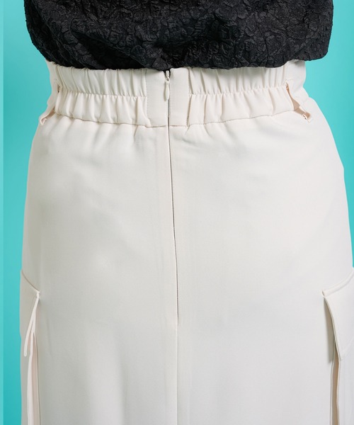 bohmal（ボマール）の「ワークストレートスカート（スカート・レディース・アイボリー/ブラック・MEDIUM）」の14枚目の写真
