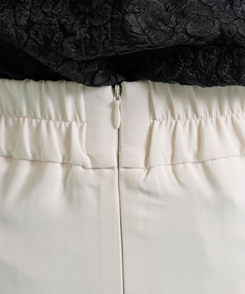 bohmal（ボマール）の「ワークストレートスカート（スカート・レディース・アイボリー/ブラック・MEDIUM）」の10枚目の写真